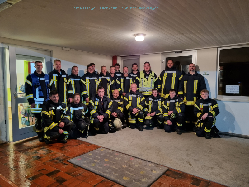 Brand im Kindergarten - Oppener Jahreshauptübung 2023