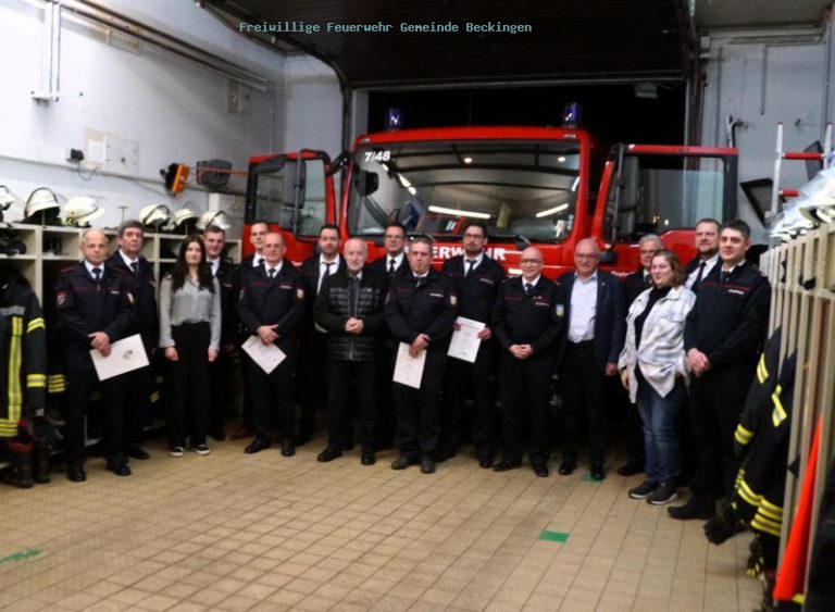 Jahreshauptversammlung im Löschbezirk Erbringen