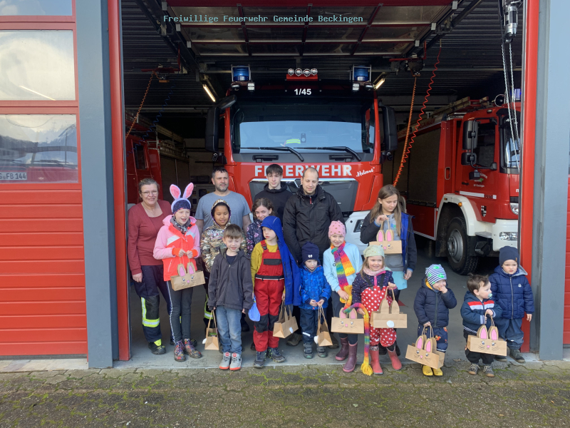 1. Ostereiersuche im Löschbezirk Beckingen