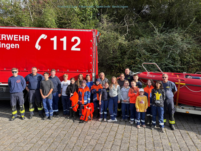 Gemeinsamer Bootsausflug der Jugendfeuerwehren Reimsbach und Beckingen