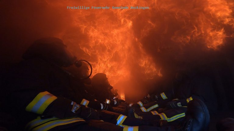 Realbrandausbildung der Feuerwehren der Gemeinden Beckingen und Rehlingen-Siersburg