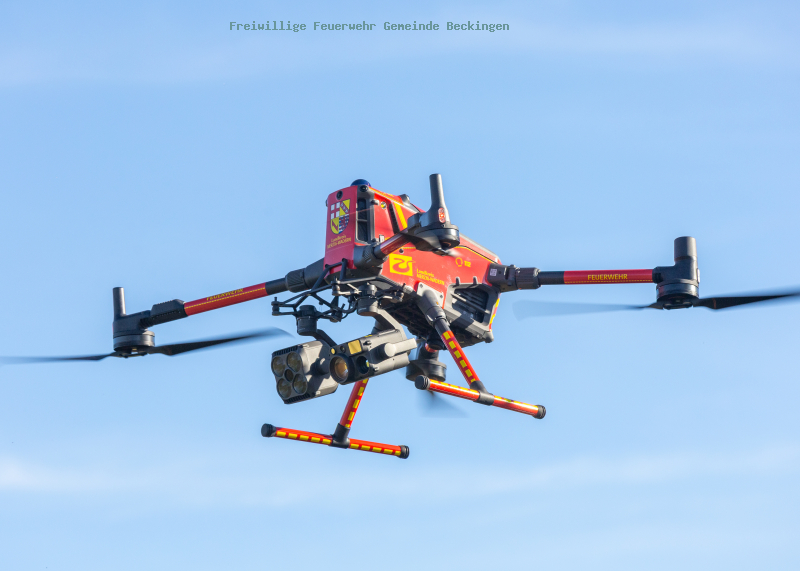 Neuer Wärmebildmultikopter des Landkreises Merzig-Wadern in Dienst gestellt