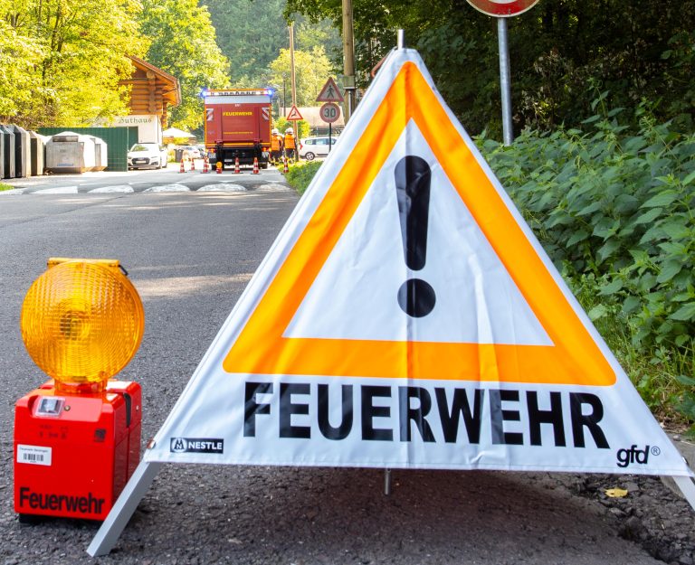 Brand Erkundung in Honzrath