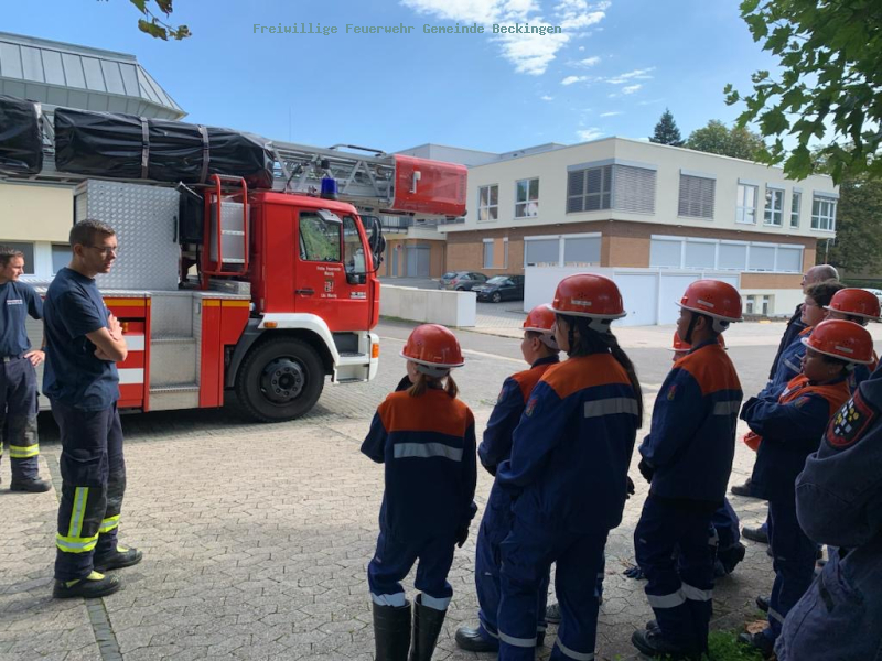 Berufsfeuerwehrtag der Jugendfeuerwehr Beckingen