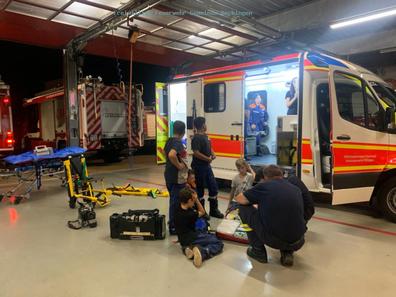 Berufsfeuerwehrtag der Jugendfeuerwehr Beckingen