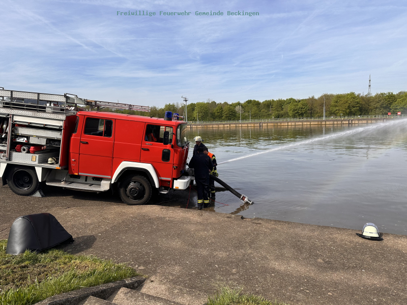Ganztagesübung im Löschbezirk Beckingen