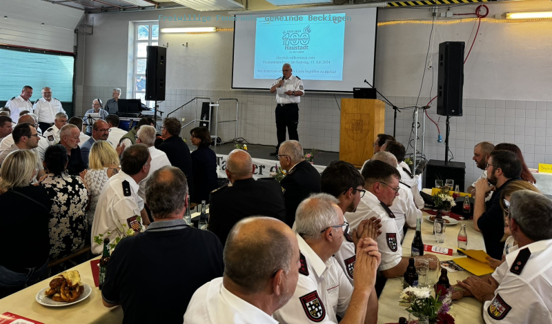 Löschbezirk Haustadt feierte 100-jähriges Bestehen