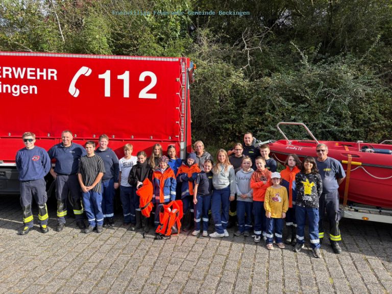 Gemeinsamer Bootsausflug der Jugendfeuerwehren Reimsbach und Beckingen