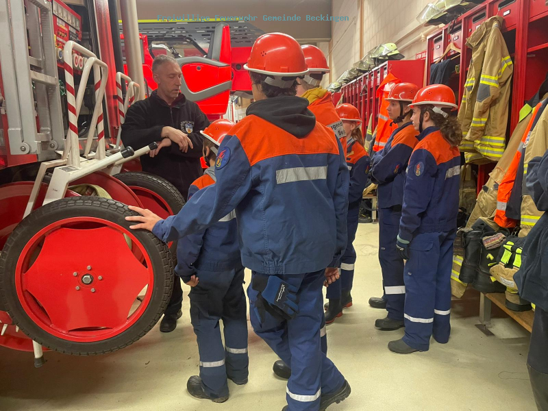 Berufsfeuerwehrtag der Beckinger Jugendfeuerwehr