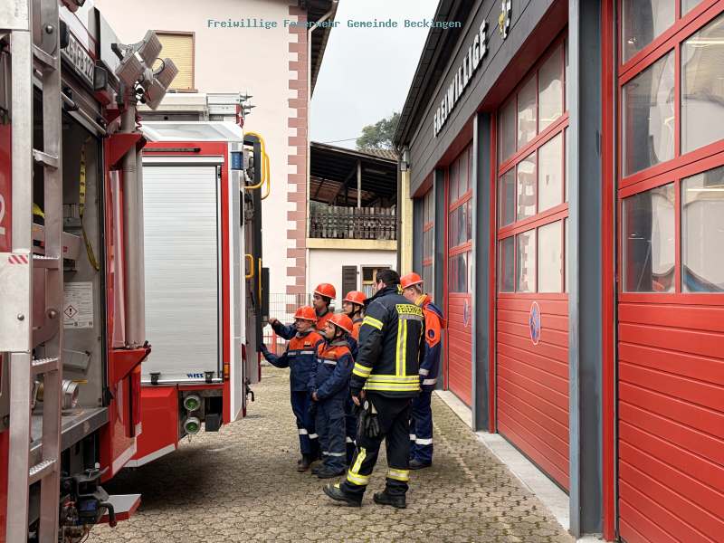 Berufsfeuerwehrtag der Beckinger Jugendfeuerwehr