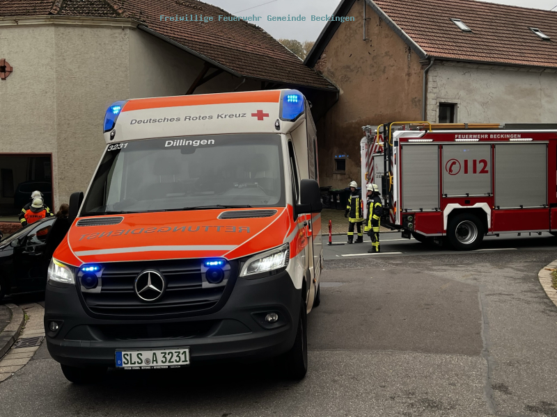 Verkehrsunfall in Beckingen