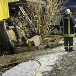 Verkehrsunfall mit eingeklemmter Person in Beckingen