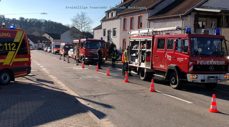 Balkonbrand in Oppen