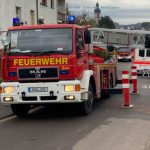 Drehleitereinsatz in Haustadt