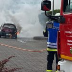 Gemeldeter Heckenbrand in Düppenweiler