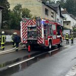 Rauchentwicklung aus Gebäude