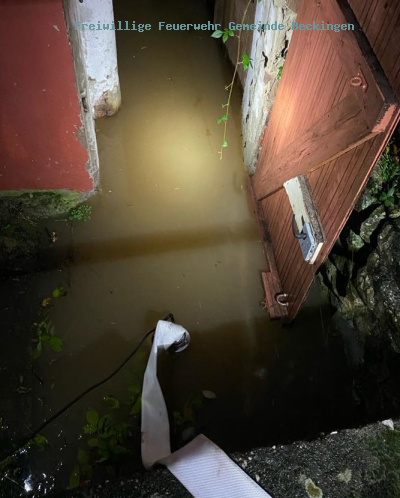 Unwetterbedingte Einsätze in der Gemeinde Beckingen