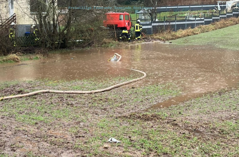 „Wasserschaden groß“ in Erbringen