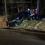 Verkehrsunfall zwischen Honzrath und Merchingen