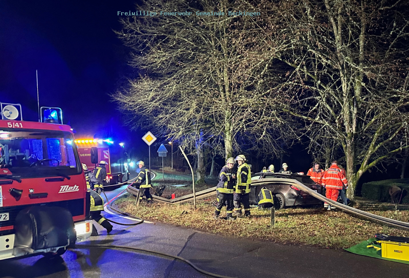 Schwerer Verkehrsunfall in Honzrath