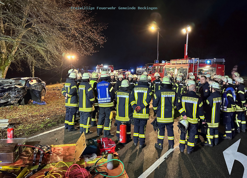 Schwerer Verkehrsunfall in Honzrath