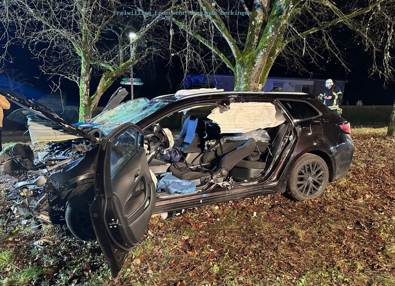 Schwerer Verkehrsunfall in Honzrath