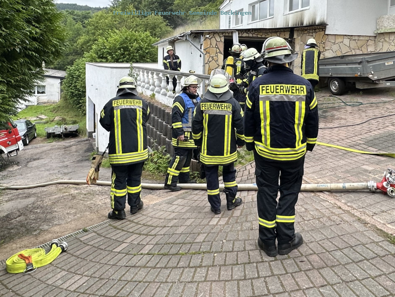 Garagenbrand in Beckingen