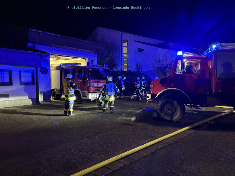 Feuer bei der Feuerwehr Hargarten