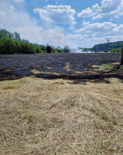 Flächenbrand bei Hilbringen