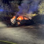 Unterstützung bei PKW Brand Merchinger Berg