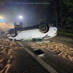 Auslaufende Betriebsstoffe nach Verkehrsunfall