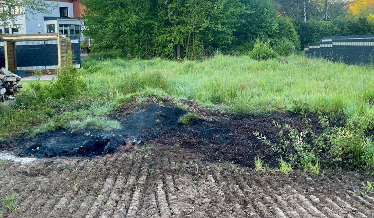 Brand Unrat in Haustadt