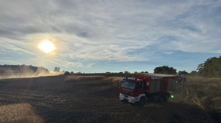 Brand Fläche groß