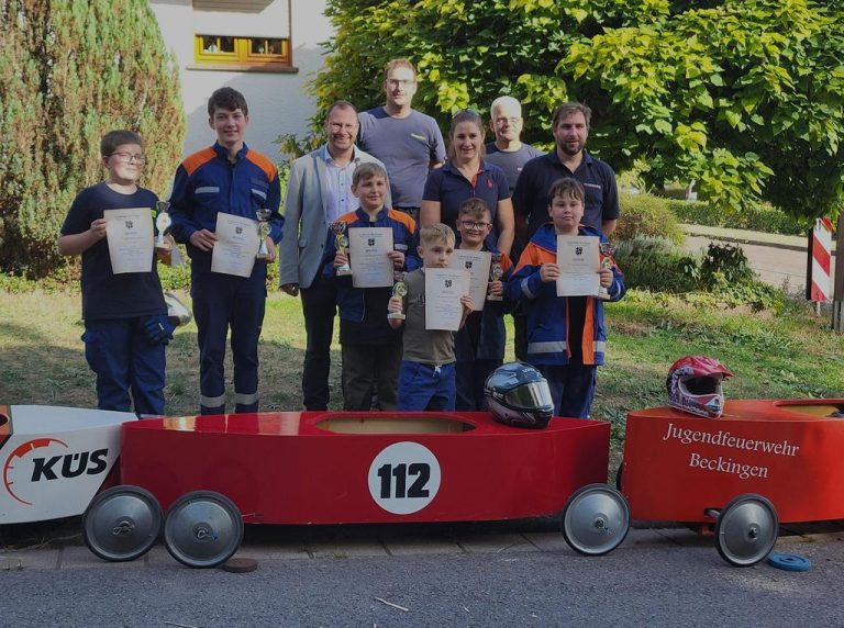Seifenkistenrennen der Beckinger Jugendfeuerwehren